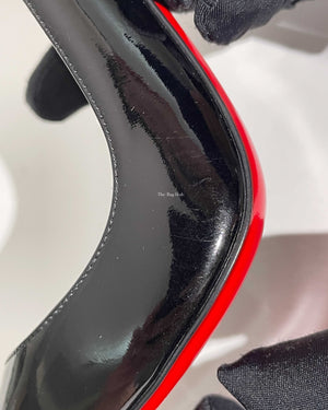 Christian Louboutin Black Patent So Kate 120 Pumps Size 37