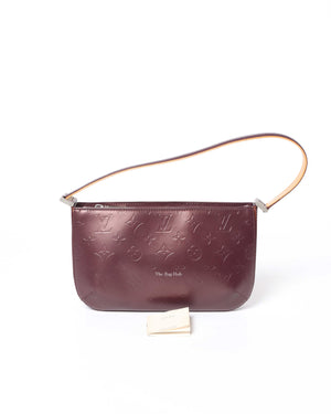 Louis Vuitton Bordeaux Vernis Mat Monogram Fowler Shoulder Bag - 13