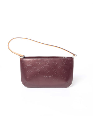 Louis Vuitton Bordeaux Vernis Mat Monogram Fowler Shoulder Bag - 3