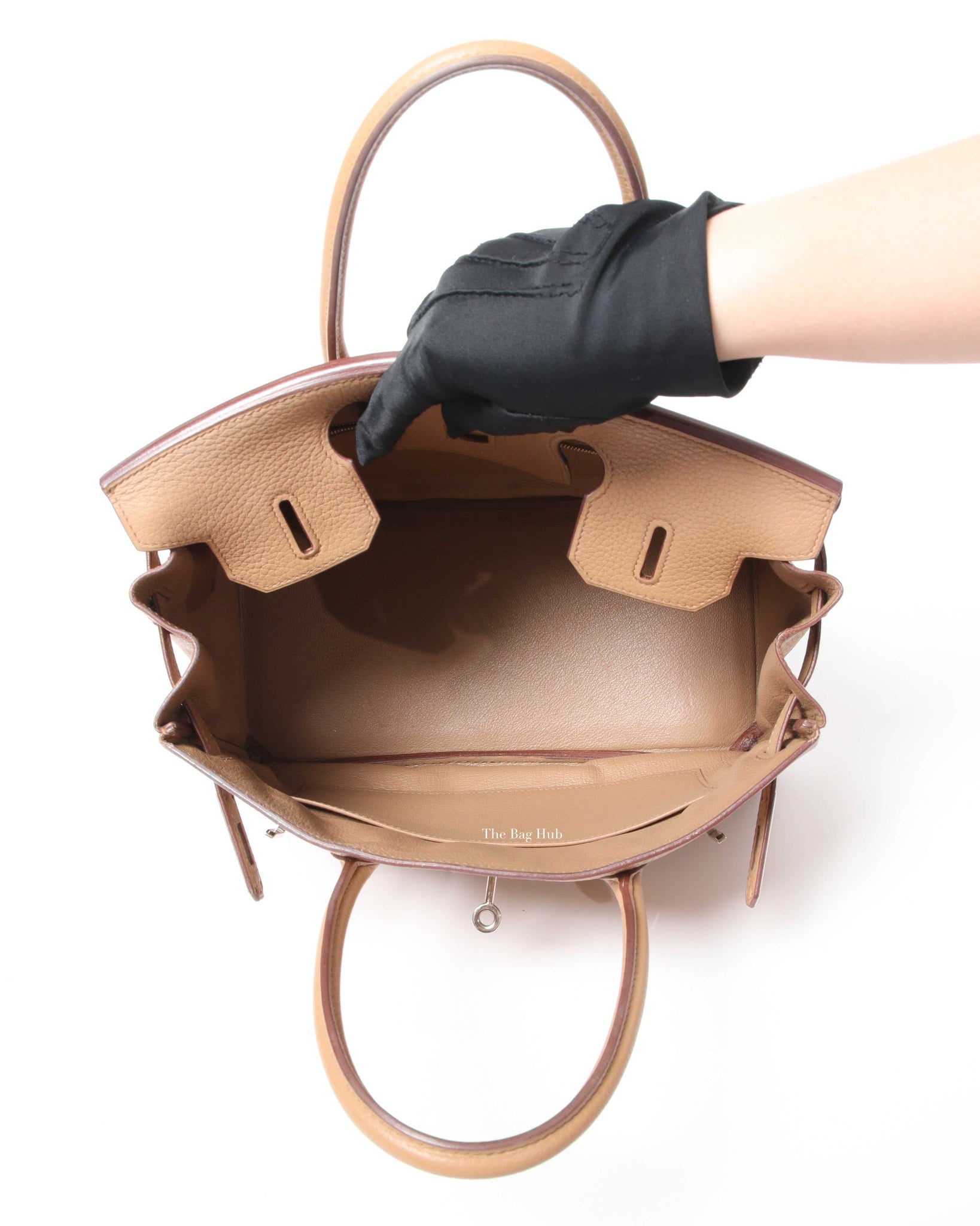 Hermes Trench Clemence Birkin 30 Bag-12