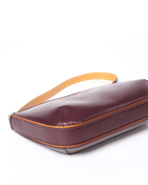Louis Vuitton Bordeaux Vernis Mat Monogram Fowler Shoulder Bag - 7