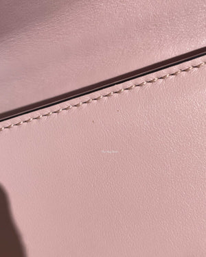 Valentino Garavani Pink Leather Rockstud Glam Lock Small Flap Bag