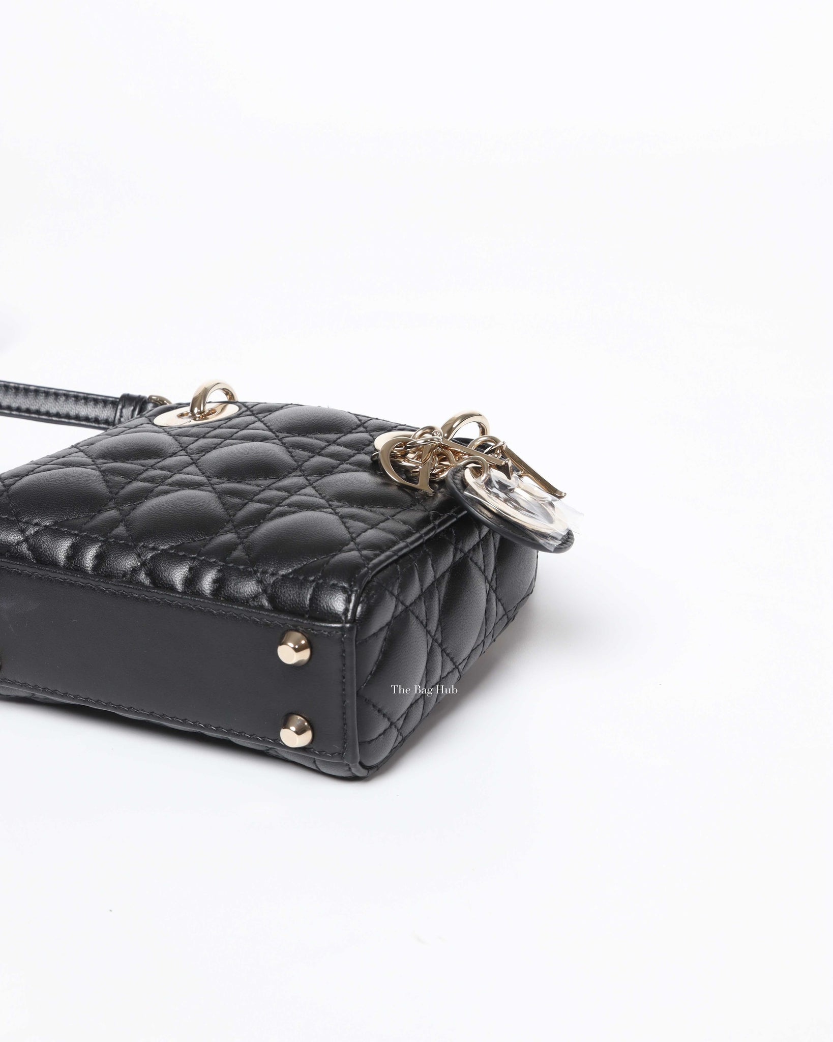 Lady Dior Mini Wallet Black Cannage Lambskin