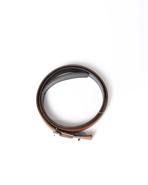 Hermes Black/Brown Slim Reversible Constance Belt w/ Buckle PHW Size 80 - 6