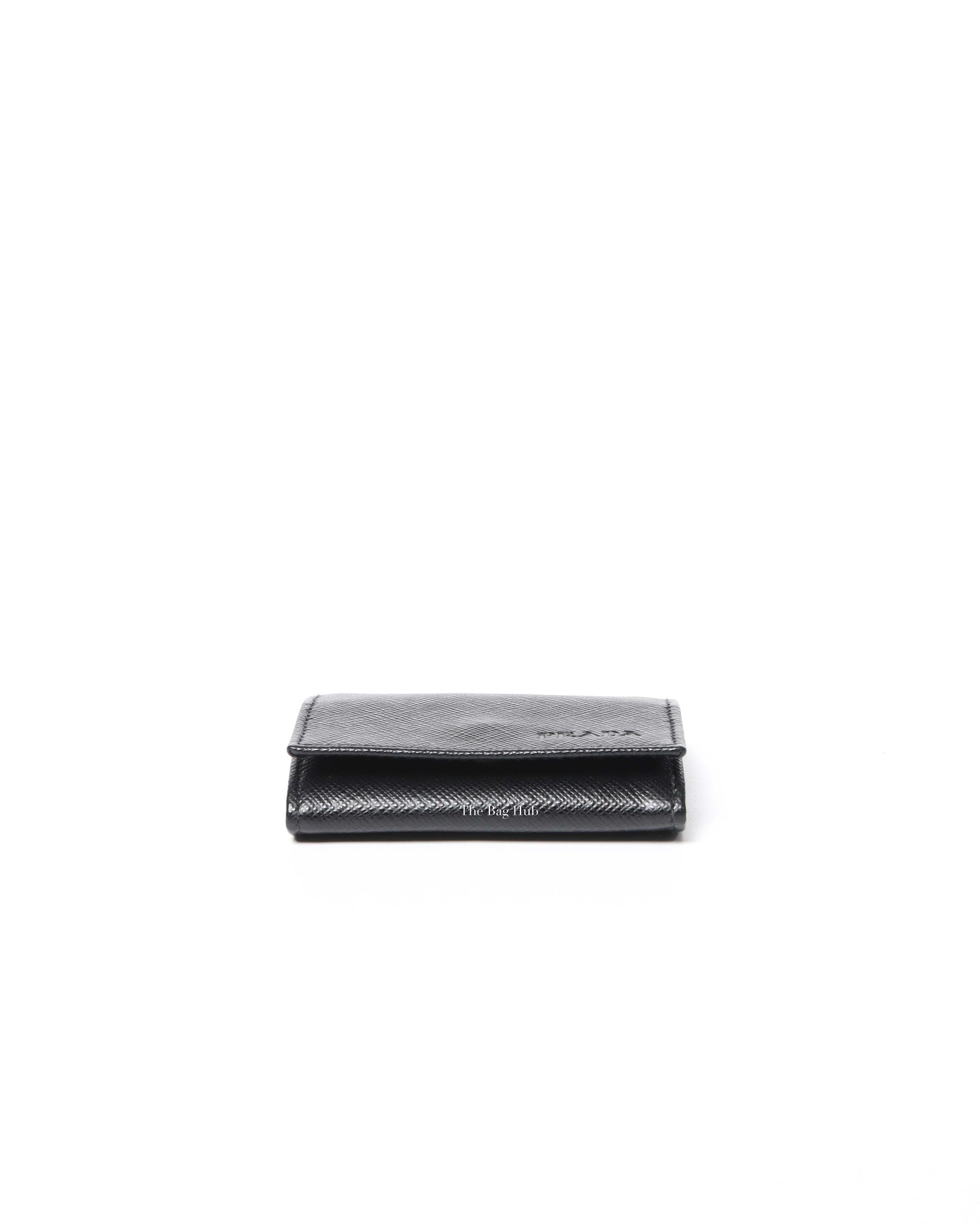 Prada Black Saffiano Leather Coin Purse - 6