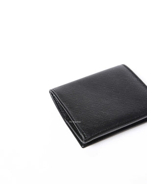Prada Black Saffiano Leather Coin Purse - 9