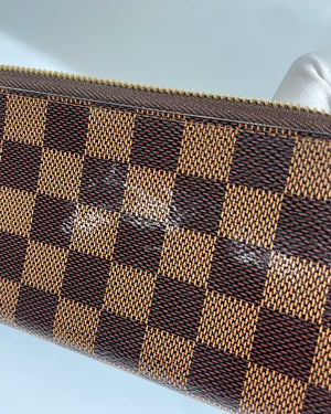 Louis Vuitton Damier Ebene & Cherry Clemence Wallet