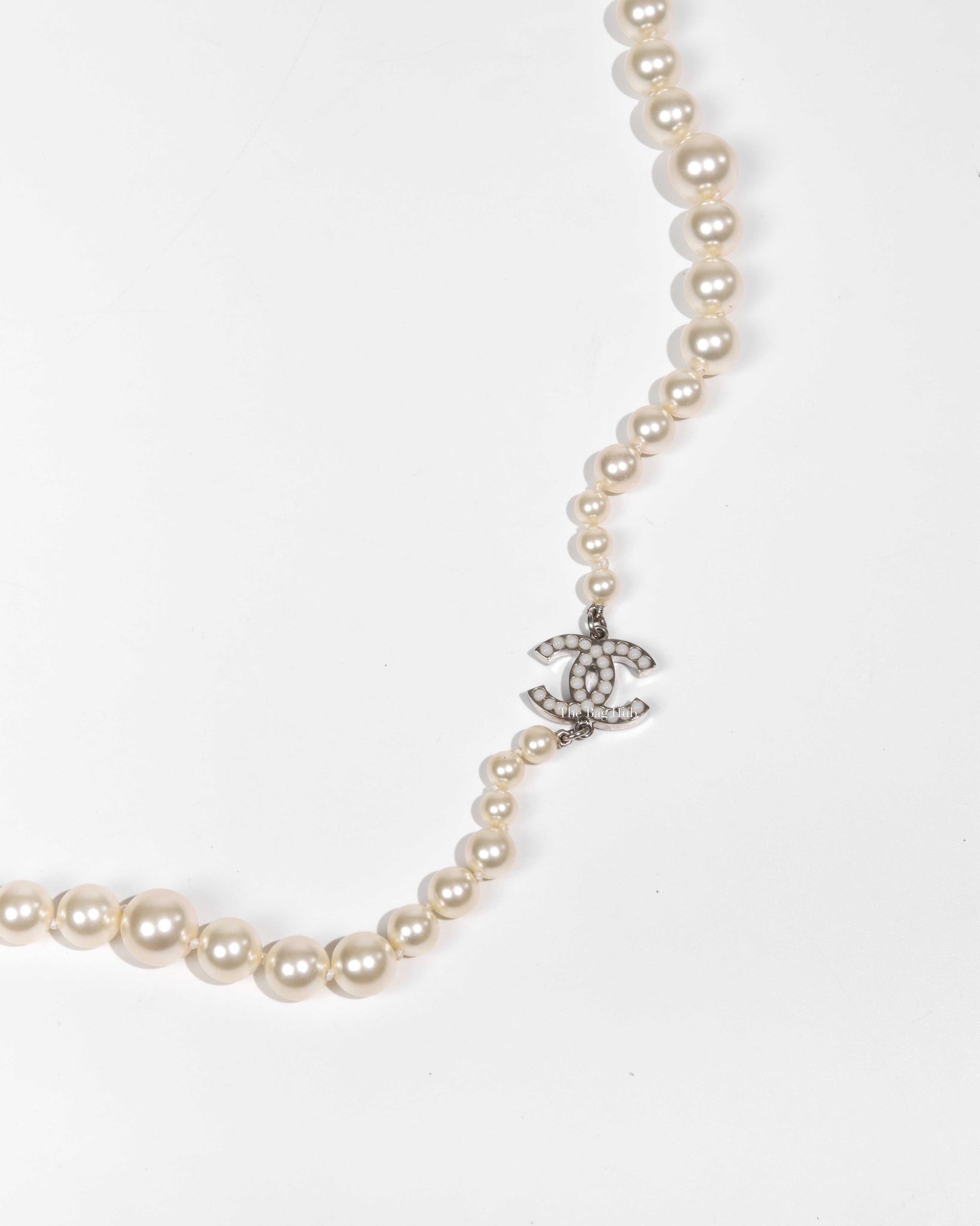 Chanel CC Pearl Long Necklace - 3