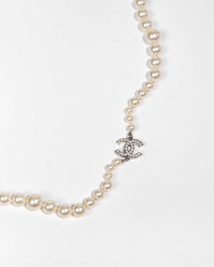 Chanel CC Pearl Long Necklace - 3