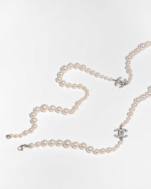 Chanel CC Pearl Long Necklace - 1