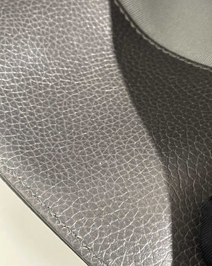 Chanel Dark Grey Small Cerf Tote Bag SHW