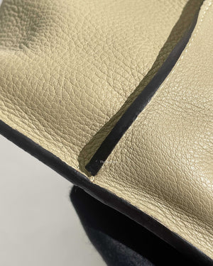Loewe Beige Flamenco Medium Flap Shoulder Bag