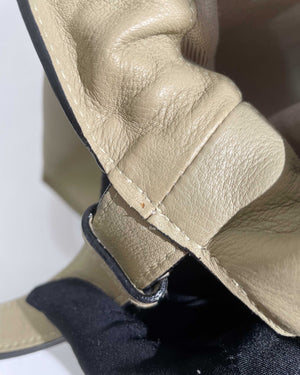 Loewe Beige Flamenco Medium Flap Shoulder Bag