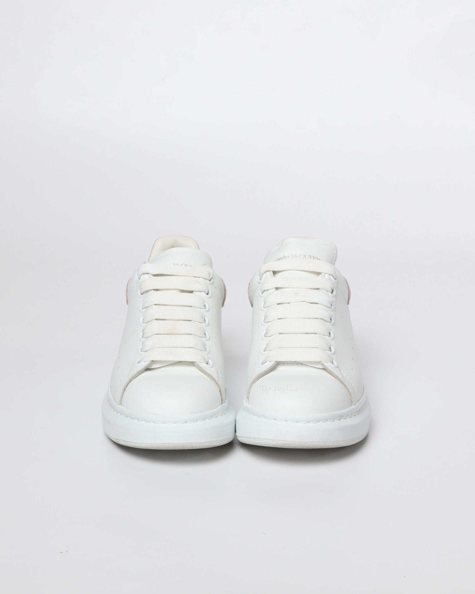 Alexander McQueen White & Pink Oversized Sneakers Size 37 - 3