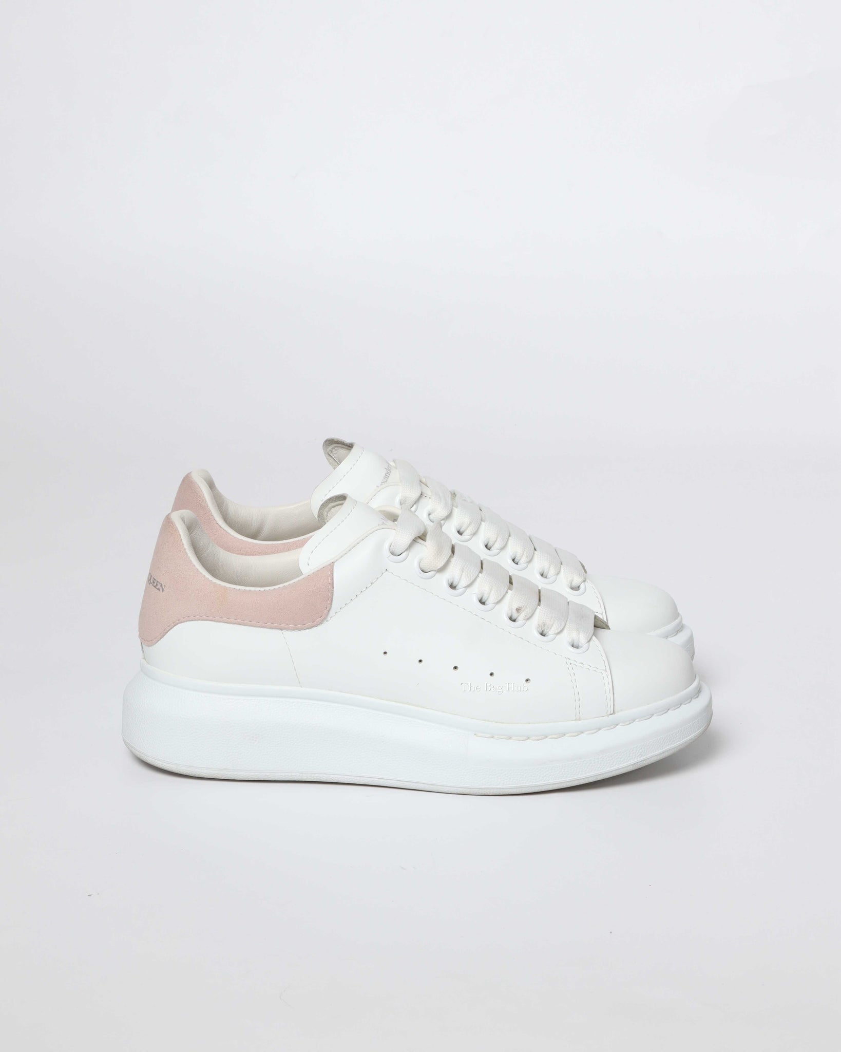 Alexander McQueen White & Pink Oversized Sneakers Size 37 - 4