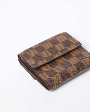 Louis Vuitton Damier Ebene Elise Wallet - 9