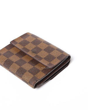 Louis Vuitton Damier Ebene Elise Wallet - 10