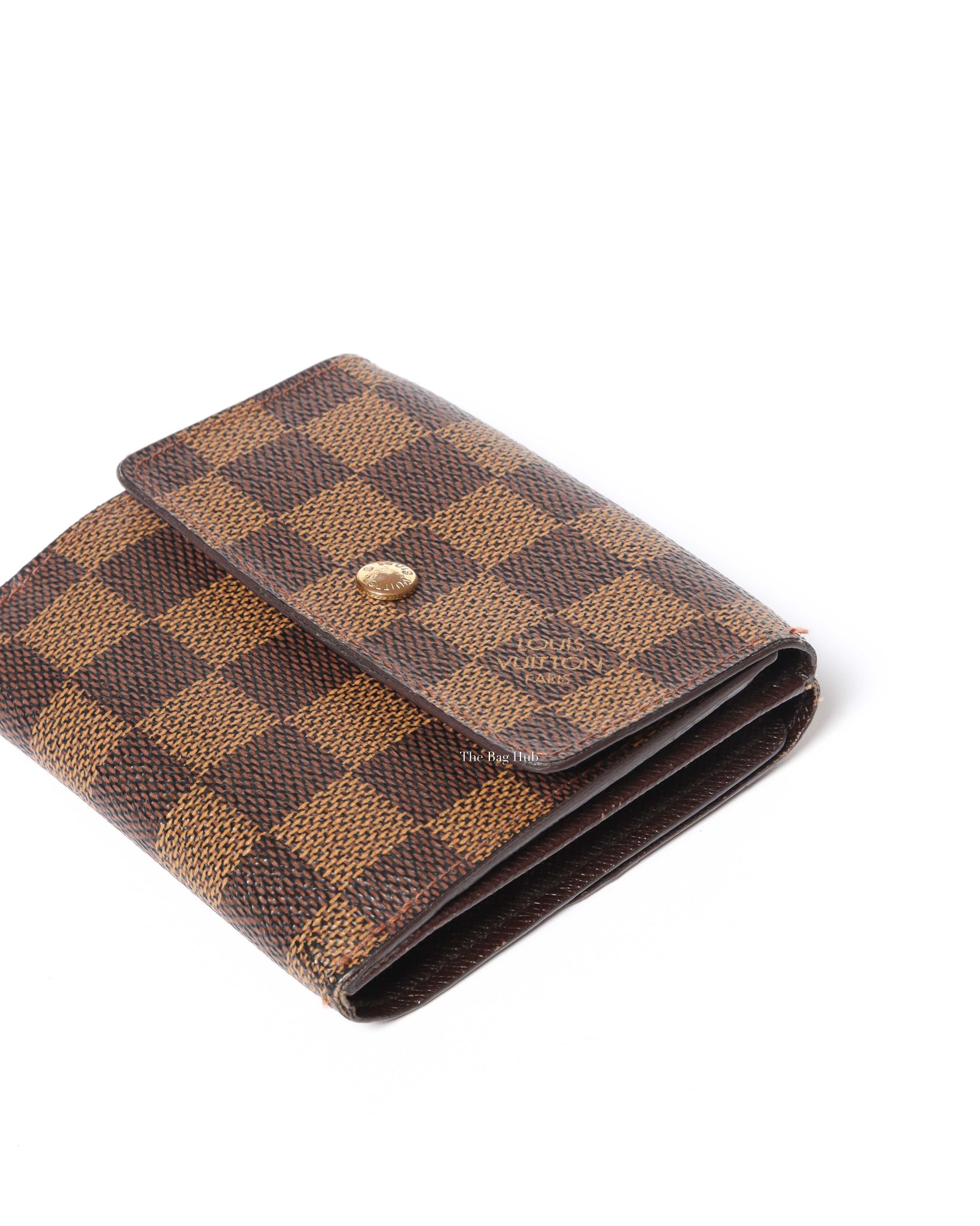 LOUIS VUITTON Damier Ebene Elise Wallet 1169982