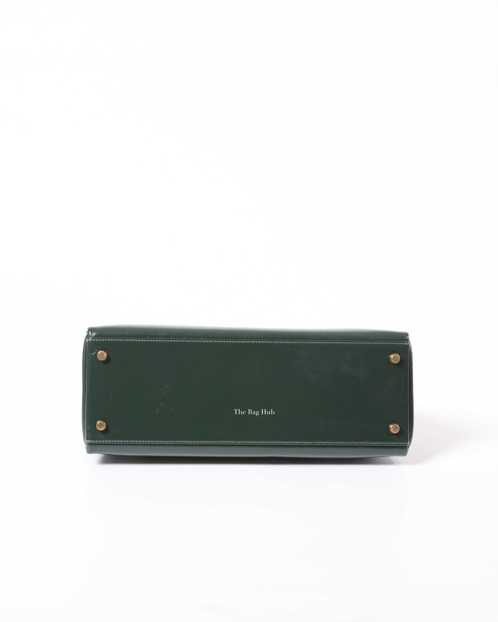 Hermes Dark Green Vintage Box Kelly 32 GHW-6