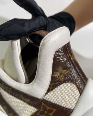 Louis Vuitton White/Monogram Canvas Archlight Lace Up Sneakers Size 42