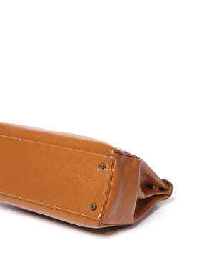 Hermes Gold Epsom Vintage Kelly 32 Bag GHW - 8