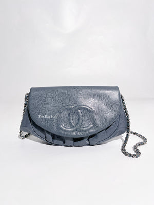 Chanel Light Blue Caviar Half Moon WOC SHW-2