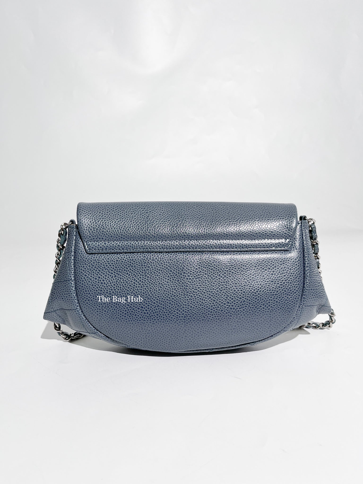 Chanel Light Blue Caviar Half Moon WOC SHW-3