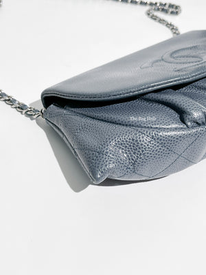 Chanel Light Blue Caviar Half Moon WOC SHW-7