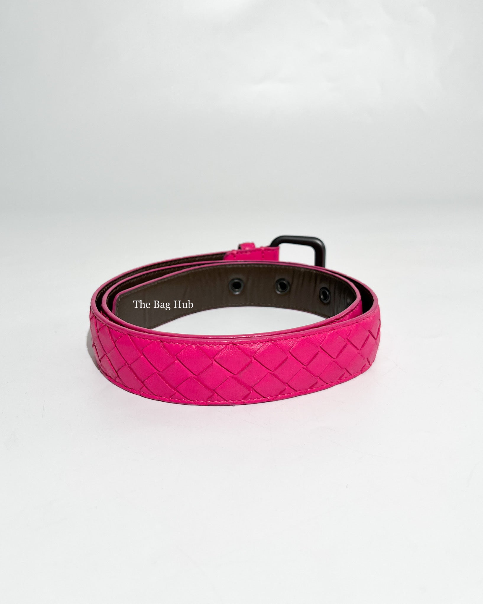 Bottega Veneta Red and Orange Intrecciato Belt 85 cm (2pcs)-9