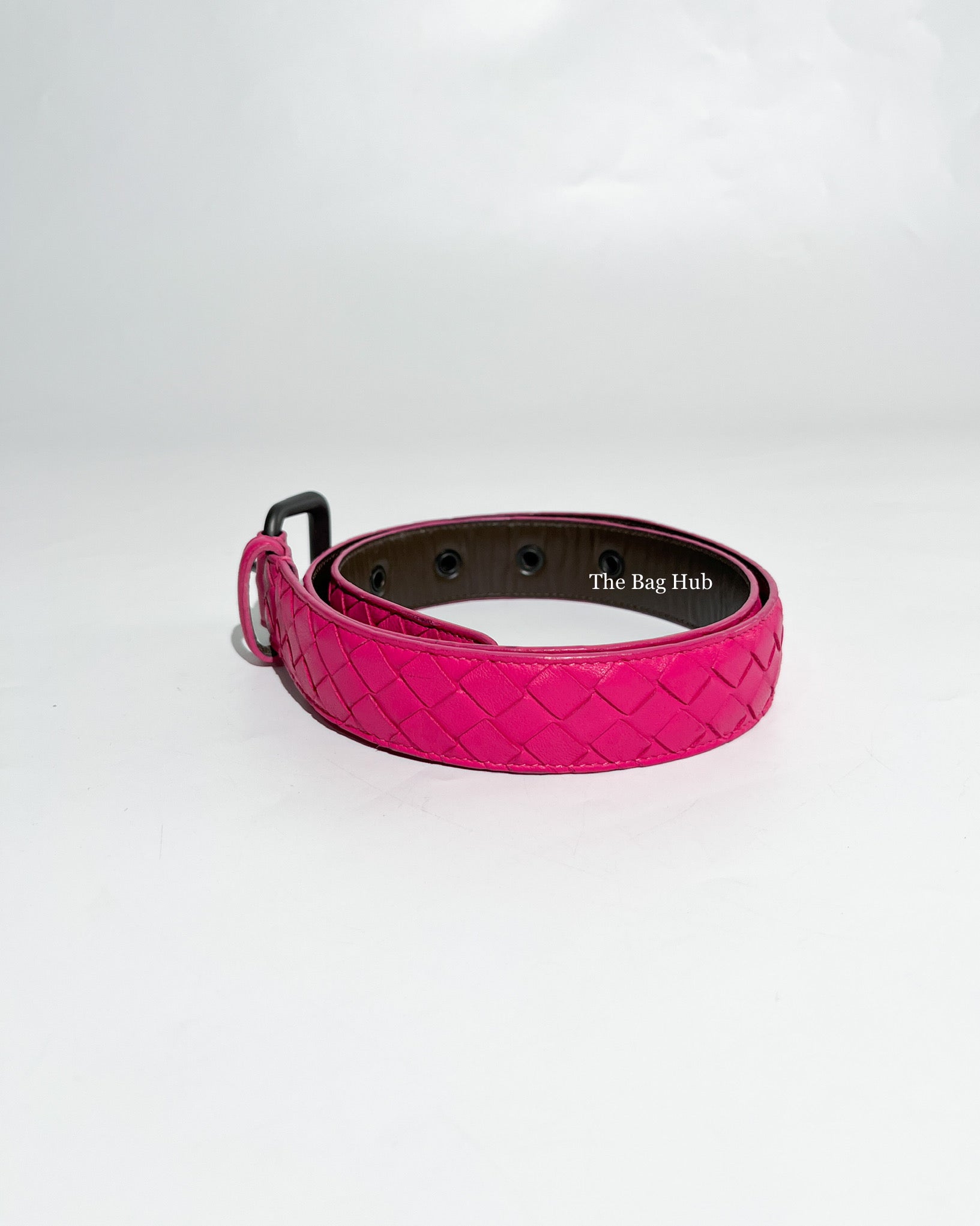 Bottega Veneta Red and Orange Intrecciato Belt 85 cm (2pcs)-11