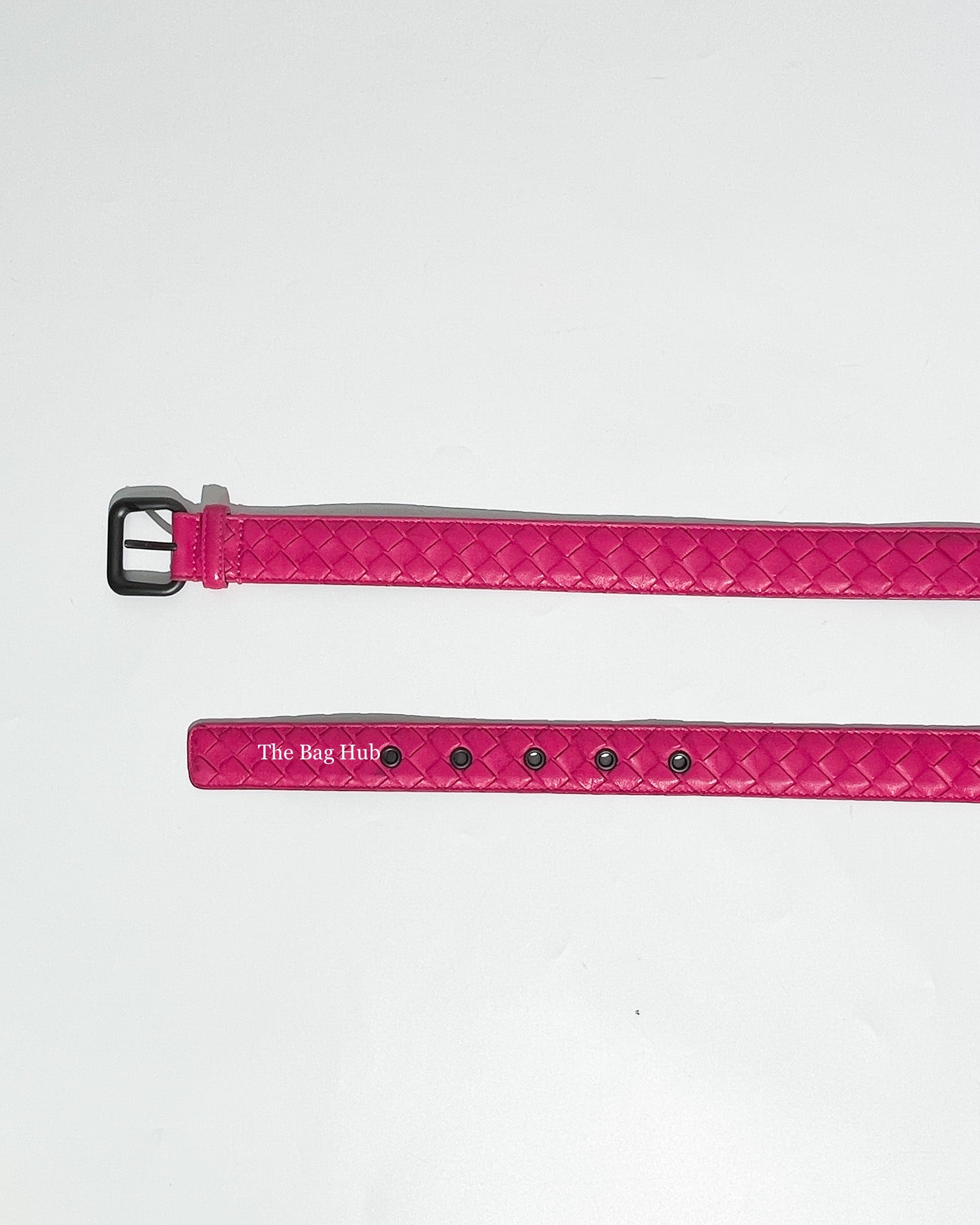 Bottega Veneta Red and Orange Intrecciato Belt 85 cm (2pcs)-13