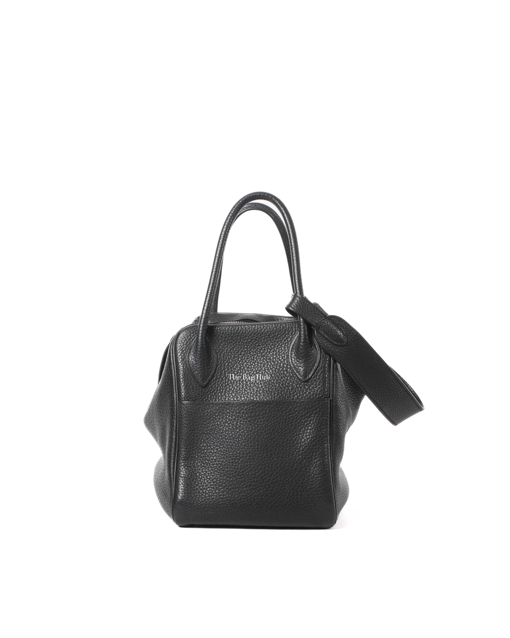 Hermes Black Clemence Lindy 34 Bag