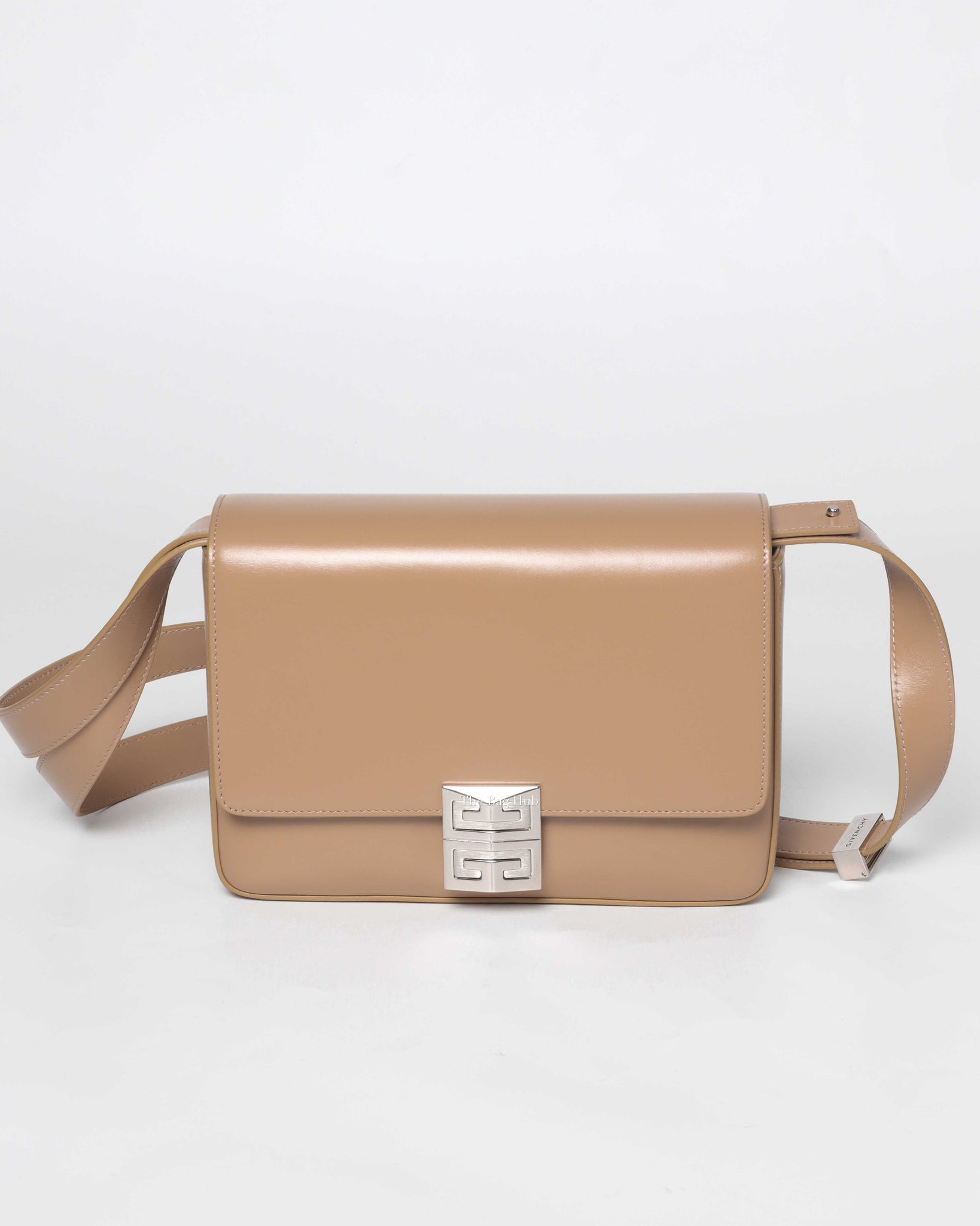 Givenchy Cappuccino Smooth Calfskin Medium 4G Shoulder Bag
