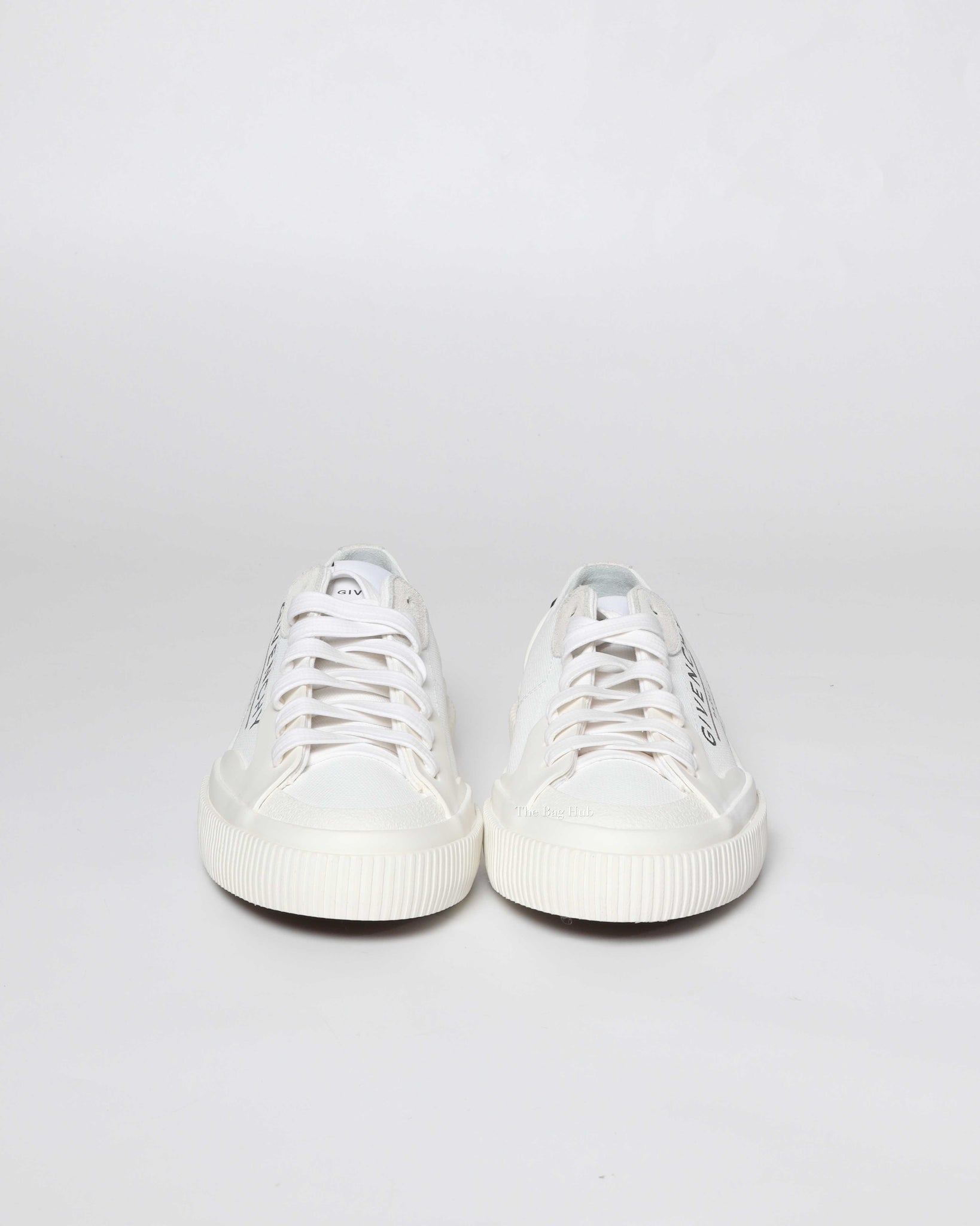 Givenchy White Canvas/Rubber Tennis Light Sneakers Size 37