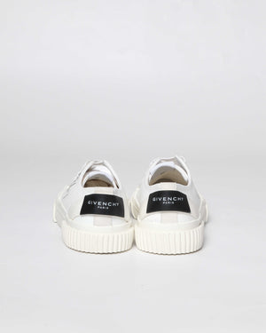 Givenchy White Canvas/Rubber Tennis Light Sneakers Size 37