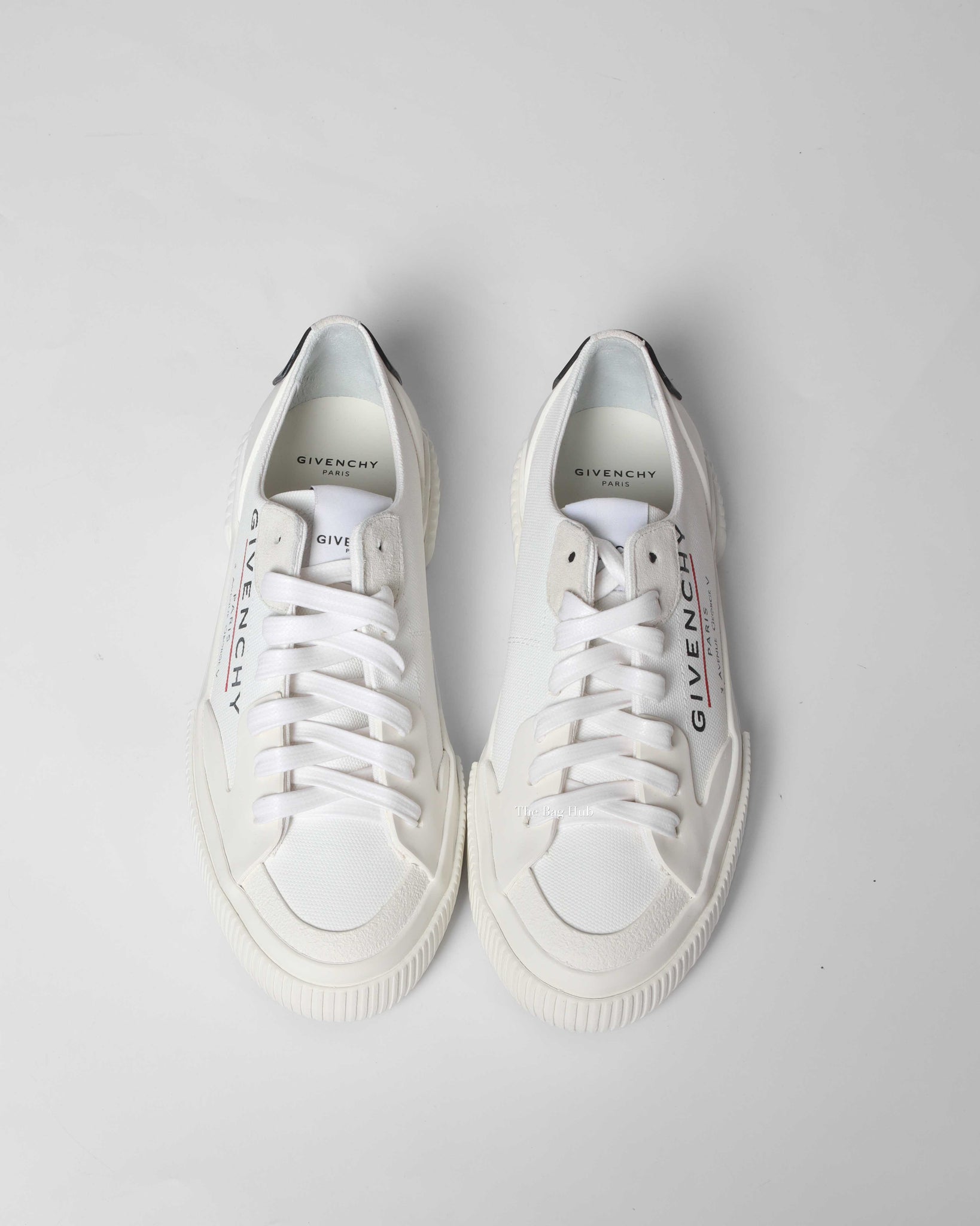 Givenchy White Canvas/Rubber Tennis Light Sneakers Size 37