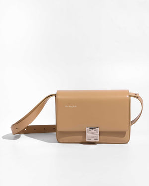 Givenchy Cappuccino Smooth Calfskin Medium 4G Shoulder Bag