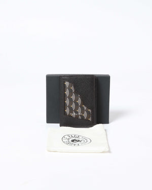 Fauré Le Page Brown Business Card Holder