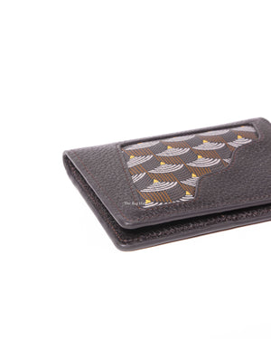 Fauré Le Page Brown Business Card Holder