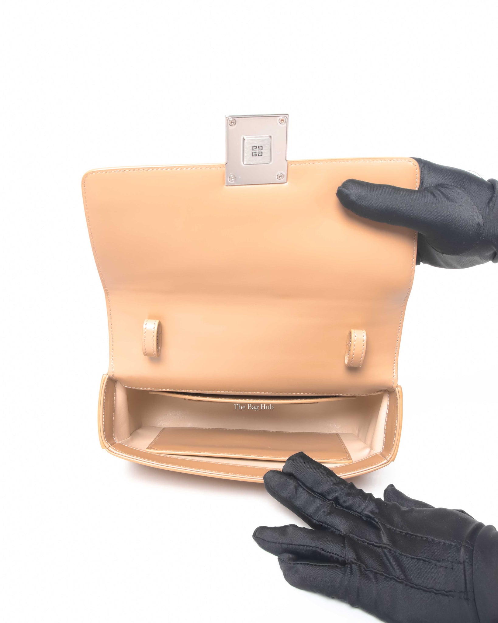 Givenchy Cappuccino Smooth Calfskin Medium 4G Shoulder Bag