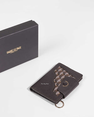 Fauré Le Page Brown Compact Wallet