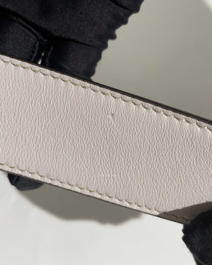 Fendi Light Gray Leather Fendi First Medium Bag