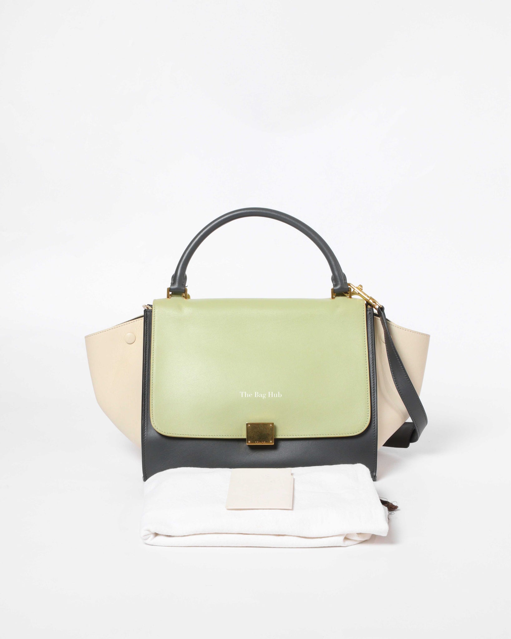 Celine Tri Color Leather Medium Trapeze Bag-13