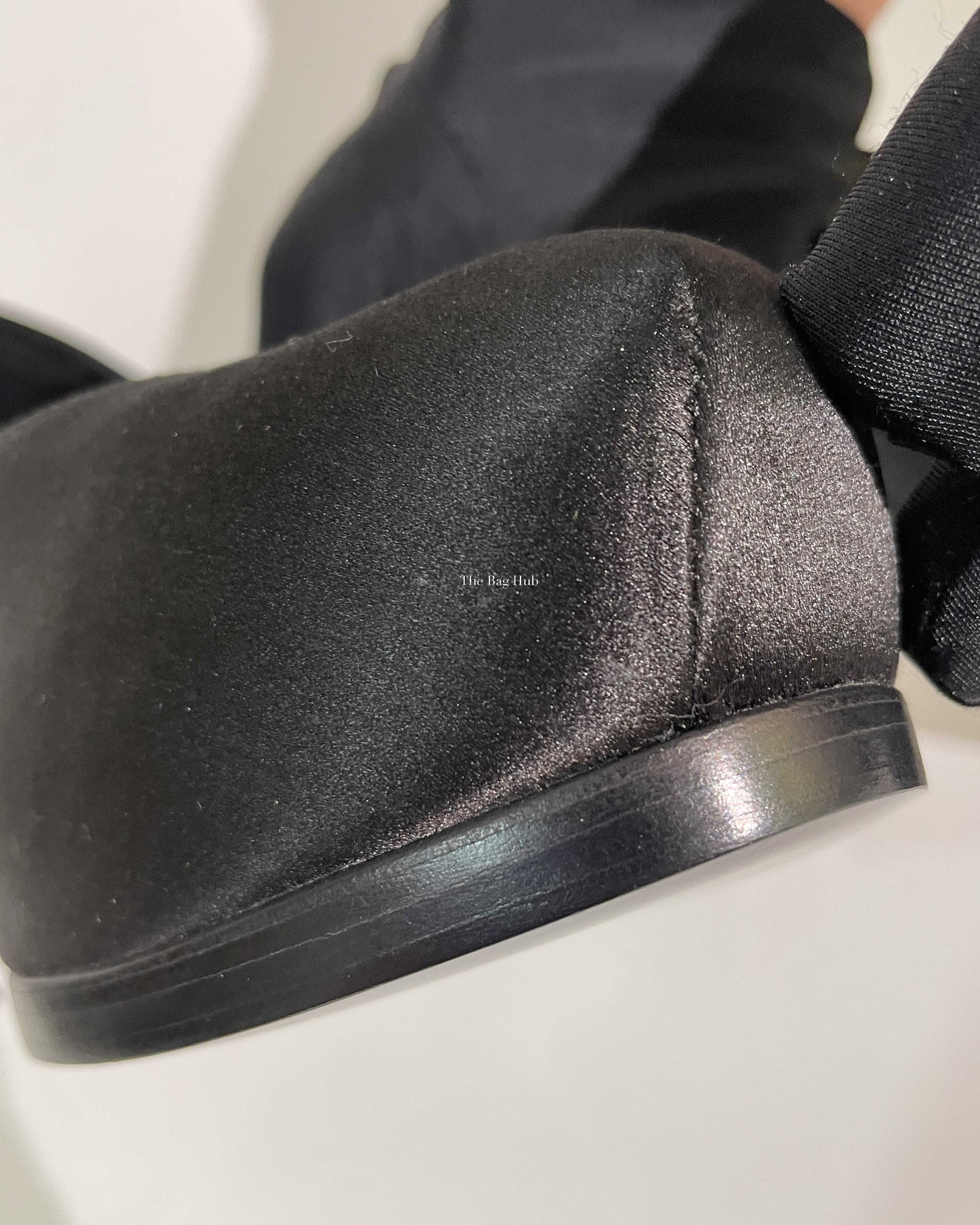 Saint Laurent Black Satin Tribtoo Pumps Size 36