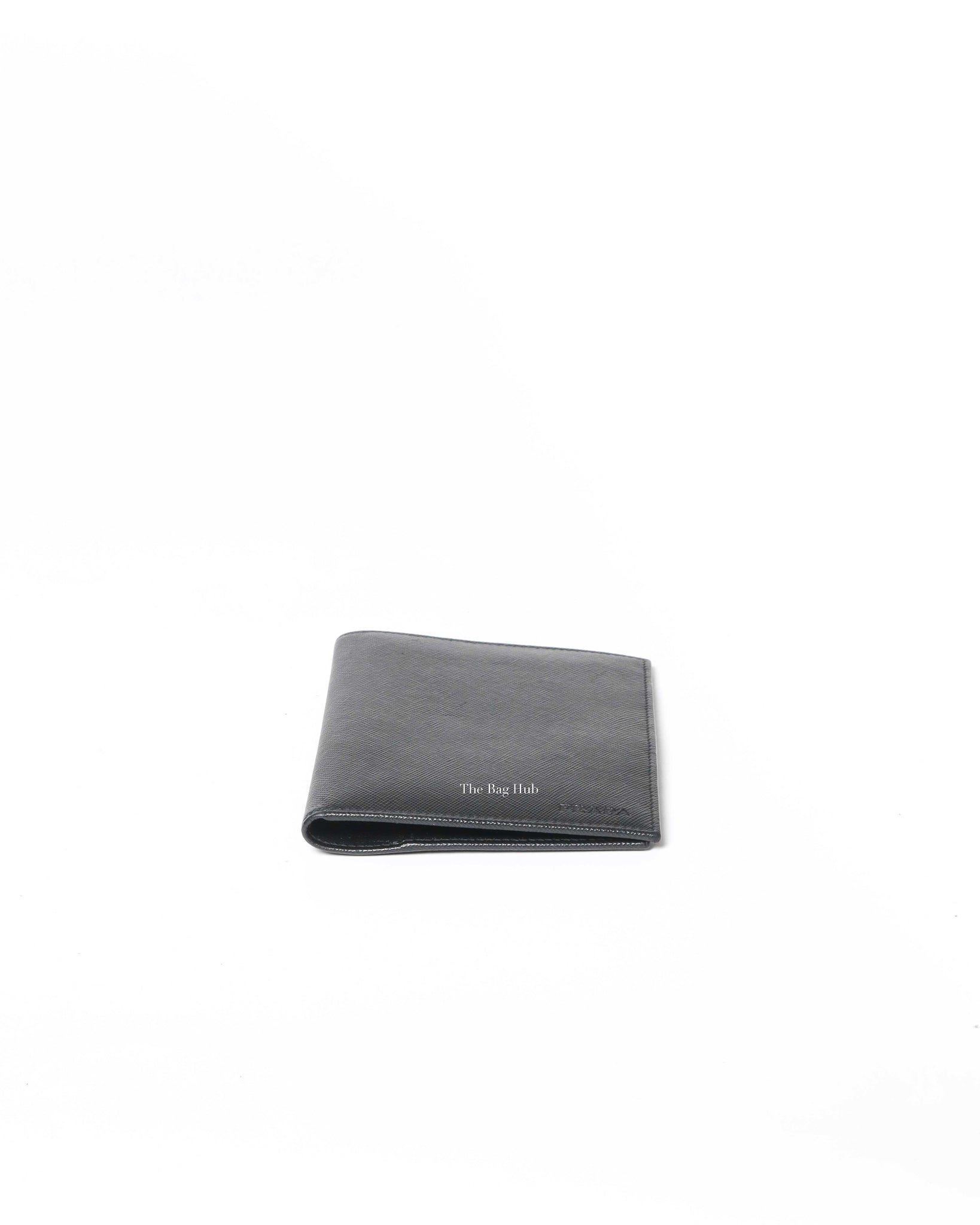 Prada Black Saffiano Passport Holder