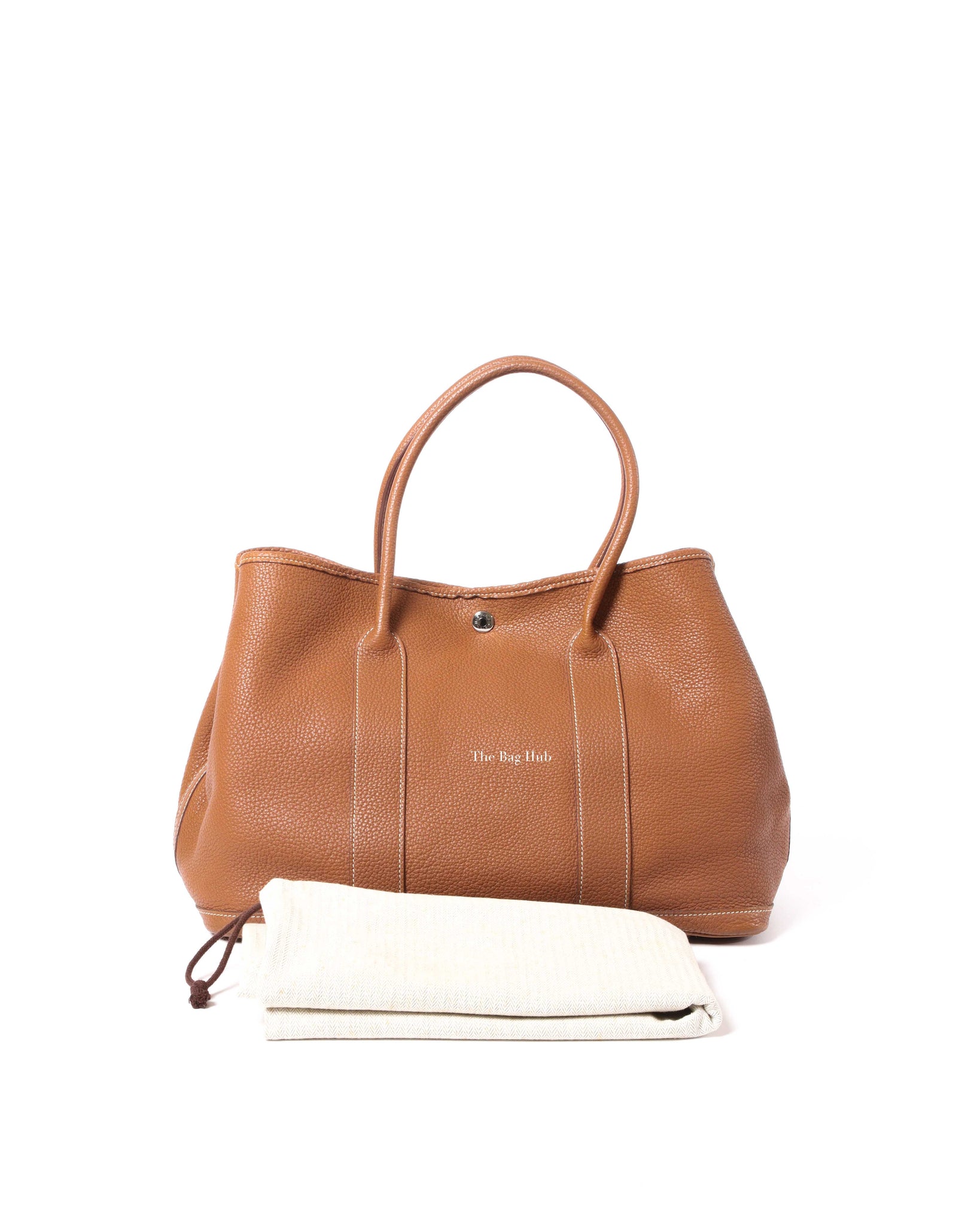 Hermes Fauve Leather Garden Party 36