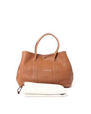 Hermes Fauve Leather Garden Party 36