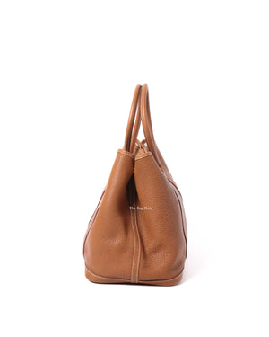 Hermes Fauve Leather Garden Party 36