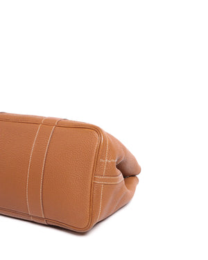 Hermes Fauve Leather Garden Party 36