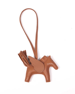 Hermes Gold Pegase Rodeo Bag Charm PM